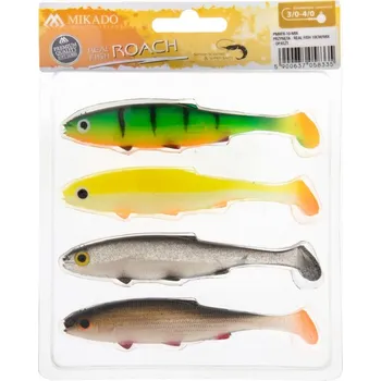 4ks - Gumová Nástraha Mikado Real Fish 10cm Bleak-Mix