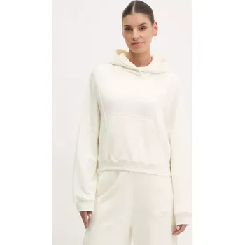 Dámská mikina Bavlněná mikina Reebok Classic dámská, béžová barva, s kapucí, hladká, 100214102 01X, vel. L