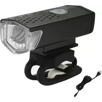 Tachometr Přední LED světlo na kolo ZD41B (Přední USB LED světlo na kolo - dobíjecí, 3 režimy svícení, 300 lm)