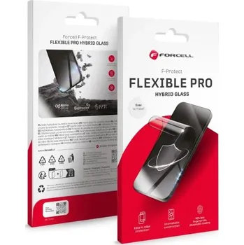 Forcell Flexible 5D Full Glue hybridní sklo, Samsung Galaxy A56 5G, černé