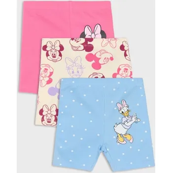 Dívčí kalhoty Sinsay - Sada 3 legín Mickey Mouse - růžová - 9548C-30X - 9548C-30X-86