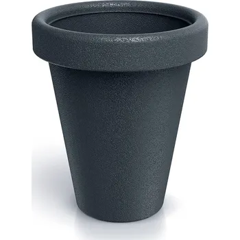 Plastový květináč ORIGINAL 39 cm antracitový matný