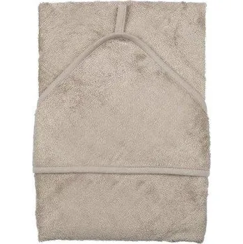 TIMBOO Osuška s kapucí 75 x 75 cm Feather Grey