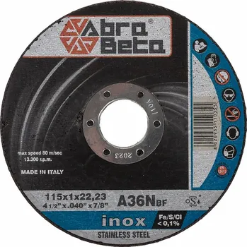 Řezný kotouč VEN Kotouč Ř/R - 115x1 nerez