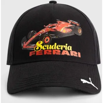 Kšiltovka Čepice Scuderia Ferrari F1 Graphic Car - Černá