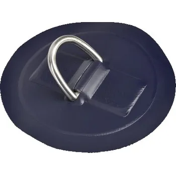 Člun Nalepovací nerezové oko D-ring velké černé