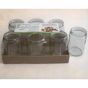 Zavařovací sklenice sklen.zavař. 580ml- 8ks-ELEGANT 262g, TO82