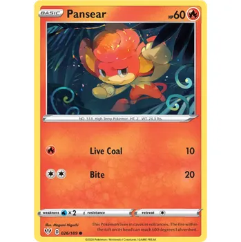 Karetní hra Pokémon TCG Pansear 026/189