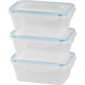 Dóza na potraviny Dóza MagicHome Lunchbox set YH376, obdĺžniková, sada 3 ks, 1000 ml, 189x131x77 mm