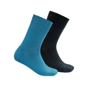 Dětské termoprádlo Devold Daily Merino Medium Sock 2pk Kid 313A MOON MIX modrá 25-27 EU