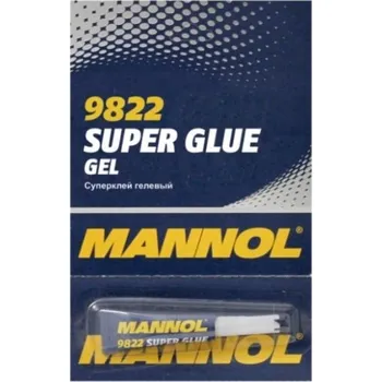 Průmyslové lepidlo Univerzální lepidlo Super Glue 3g / gel MANNOL - OLEJE MOTO.