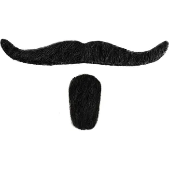 Karnevalový doplněk Samonalepovací knír a kozí bradka kavalír