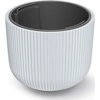 Květináč Květináč MILLA V bílý, varianta 39,1 cm