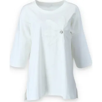 Dámská halenka Halenka oversize 3503 barva: bílá