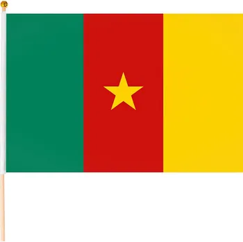 Vlajka Kamerun vlajka malá (Vlajka Kamerunské republiky, rozměry 45x30cm)