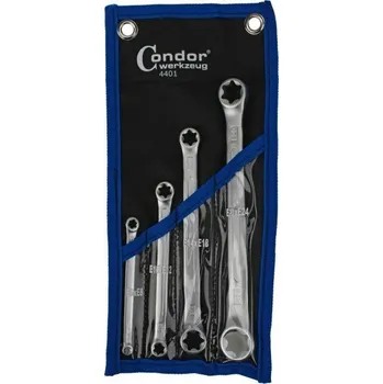 Auto-moto OČKOVÉ KLÍČE TORX E6-E24, 4 KS CONDOR