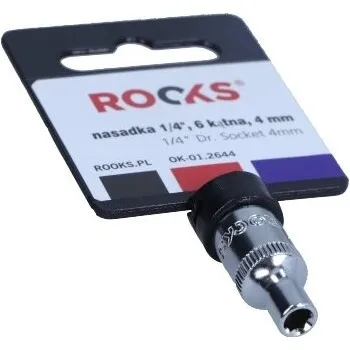 Nástavec 1/4" 4 mm šestihranný OK012644 ROOKS
