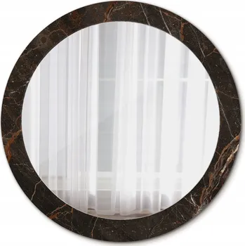 Zrcadlo Nástěnné Koupelnové Zrcadlo Hnědý mramor 80 cm