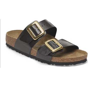 Dámské pantofle Birkenstock dámské pantofle Sydney Big Buckle 1029379 Černá 40