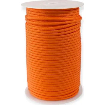 Lano Paracord Rinokor 4mm/100m oranžový
