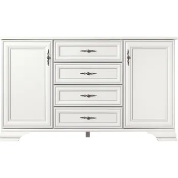 Komoda Komoda, alpská bílá, KENTAK KOM2D4S