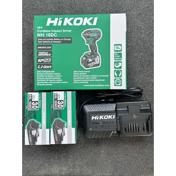 HiKOKI (Hitachi) Aku sada WH18DCX (Rázový utahovák + akumulátory + nabíječka)