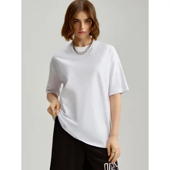 Oversized tričko basic - M - House - bílý - 617DU-00X