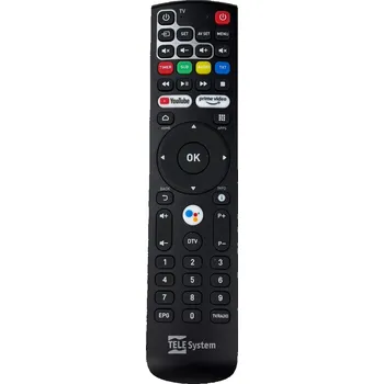 Dálkový ovladač TELESYSTEM RCU UP T2 4K - originální dálkový ovladač s hlasovým ovládáním