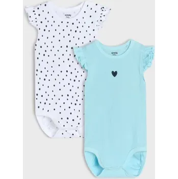 Kojenecký body Sinsay - Sada 2 body - modrá - 286DG-05X - 286DG-05X-56