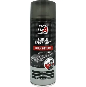 Akrylový lak 400 ml ve spreji lesklý černý / MA Professional MOJE AUTO