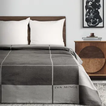 Přehoz na lůžko Deka Elegant 3 stříbrná / ocelová