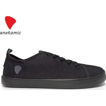 Chlapecké tenisky Barefootové tenisky Anatomic ALL IN A06 STARTER černá (mírný lesk) s černou podrážkou Velikost: 39