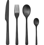 Sada příborů Broste HUNE SET/4 ks nerezová mat.černá