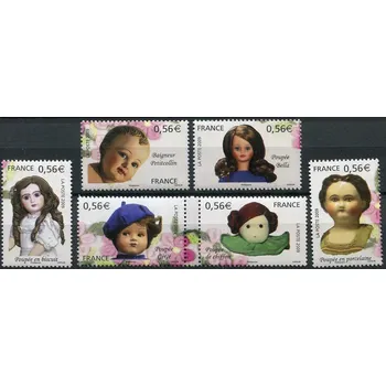 Poštovní známka Post France (2009) MiNr. 4757 - 4762 ** - Francie - Kolekce panenek