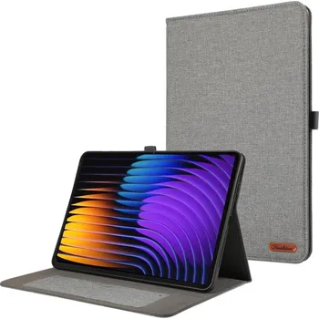 Pouzdro na tablet VSECHNONAMOBIL 103532 FABRIC Zaklápěcí kryt pro Xiaomi Pad 7 / Pad 7 Pro šedý