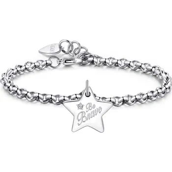 Náramek S'Agapõ Ocelový náramek Be Brave Be My Always SBM35 + 2 měsíce na vrácení zboží