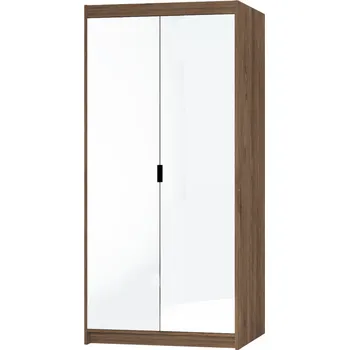 Šatní skříň FALCO Skříň Enja 2D se zrcadlem dub lefkas