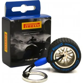 F1 Tech klíčenka Pirelli TYRE 18 modrá