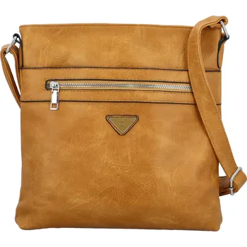 Kabelka Dámská crossbody kabelka žlutá - Romina & Co Bags Tomai žlutá