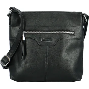 Kabelka Dámská crossbody kabelka černá - Romina & Co Bags Poala černá