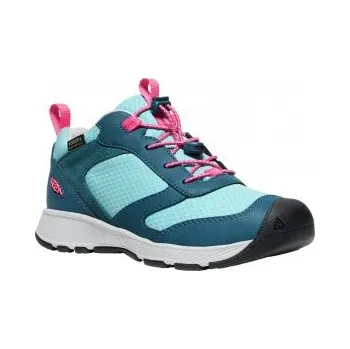 Dětská treková obuv KEEN SKUA WP JR reef waters/rouge red US 6 / EU 38,0 / UK 5 / 24,5 cm; Modrá obuv + DÁREK DLE VÝBĚRU!