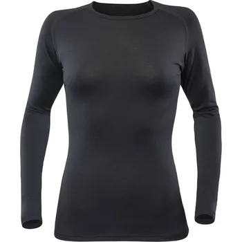 Dámské lehké vlněné triko Devold Breeze Merino 150 Shirt Woman GO 180 229 A 950A Black 25/26