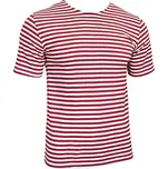 Námořnické tričko proužkové KR červeno-bílé XL