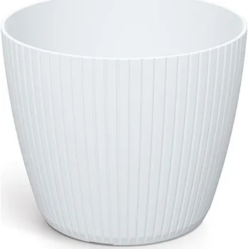 Květináč LAMIE bílý, varianta 11,9 cm