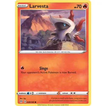 Sběratelská karetní hra Pokémon TCG Larvesta 029/189