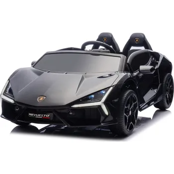 Dětské elektrovozidlo KidVolt Dětské elektrické Lamborghini Revuelto XL | EVA kola | černá EVA kola | dálkový ovladač | 24V 7Ah