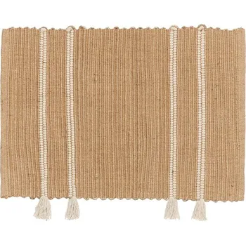 Koberec Koberec Broste EZRA 50x70cm přírodní/bílá