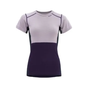 Devold Lauparen Merino 190 T-Shirt Women 167B ORCHID/LILAC/INK fialová M