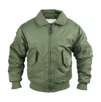 Pánský bomber Bomber CWU olivový MFH (Pánské originální armádní a maskáčové oblečení - bomber, parka. Bunda "BOMBER" má u krku, v pase a na rukávech pružné elastické úplety.)