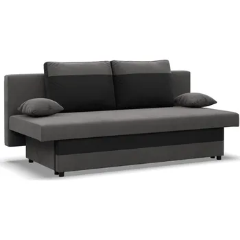 Sedací souprava Rozkládací pohovka SONY Šedá-černá